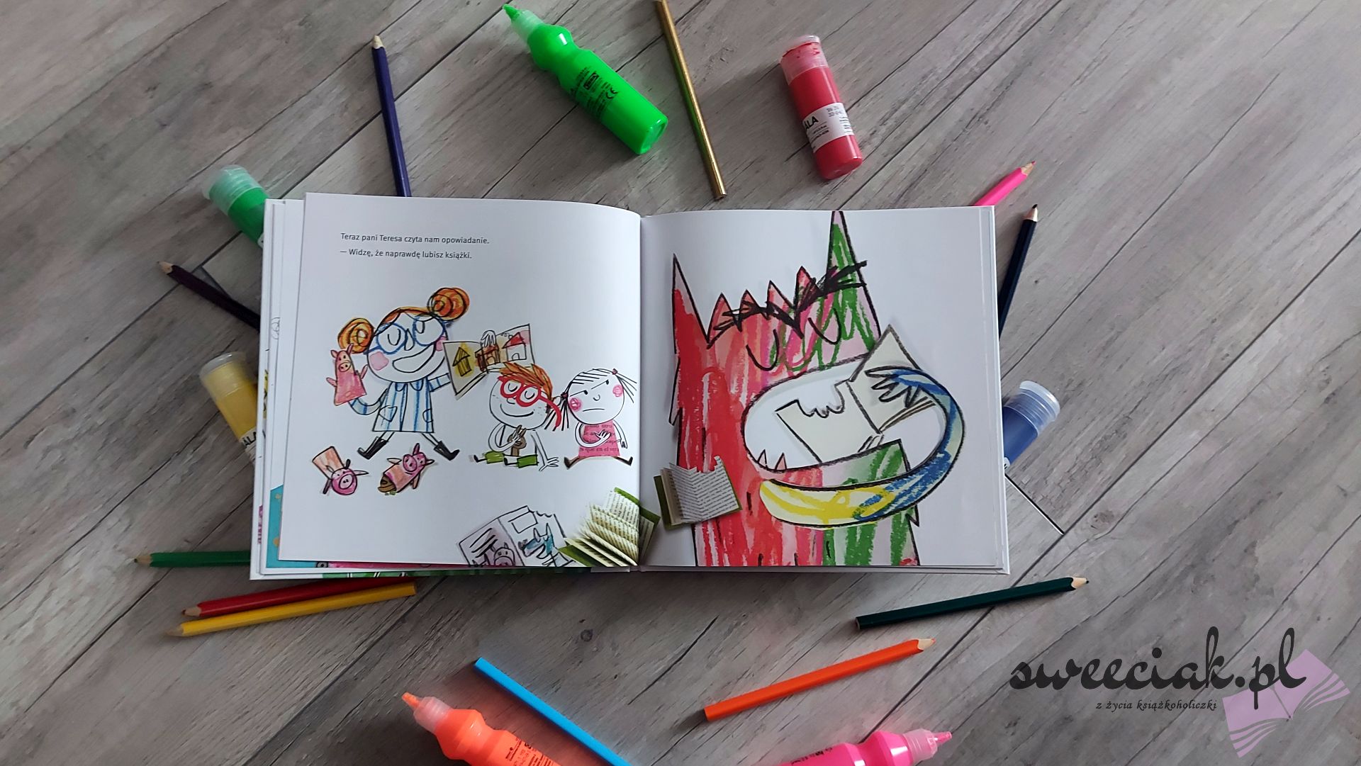 “Kolorowy potwór idzie do przedszkola” - Anna Llenas
